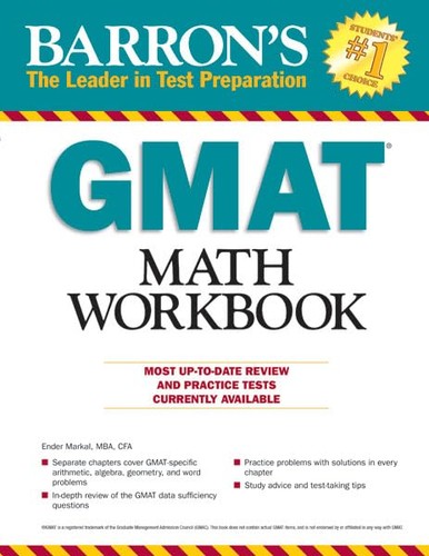 Barron gmat math - barron's, workbook